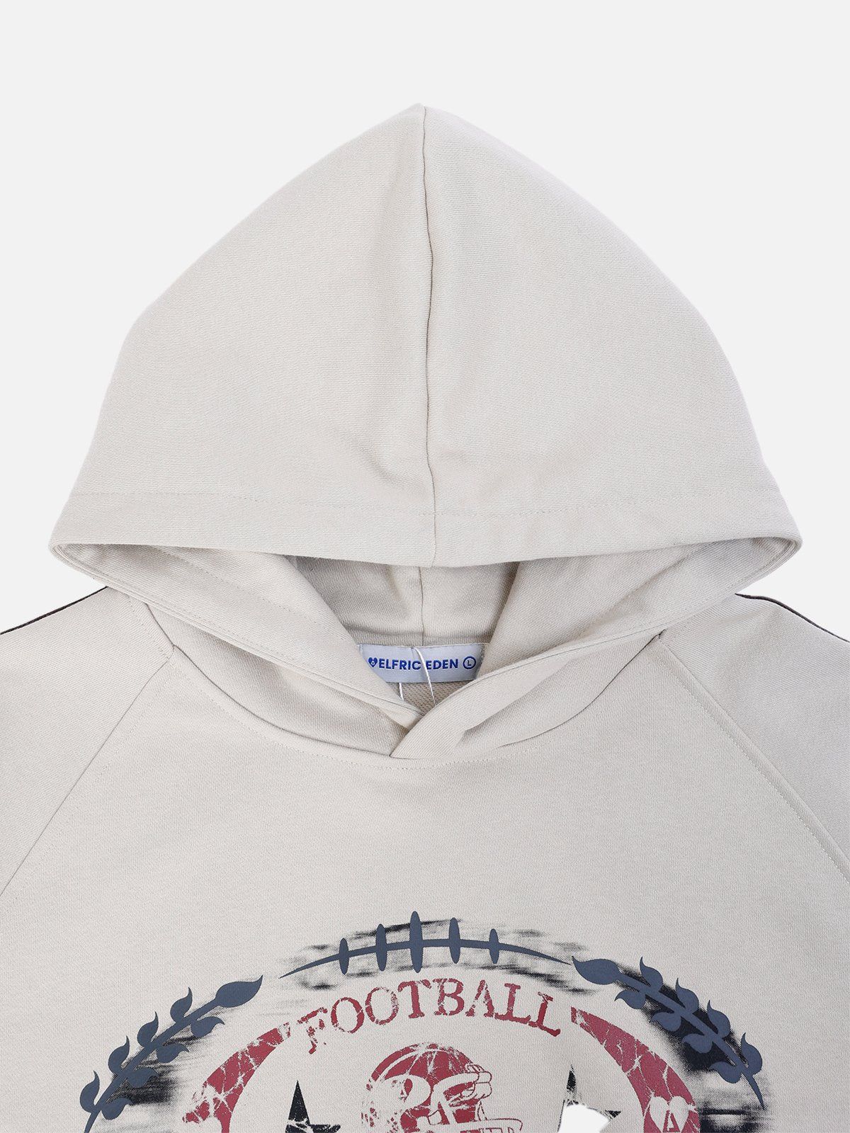 Aelfric Eden Football Print Hoodie sold by Aelfric Eden product image thumbnail 4
