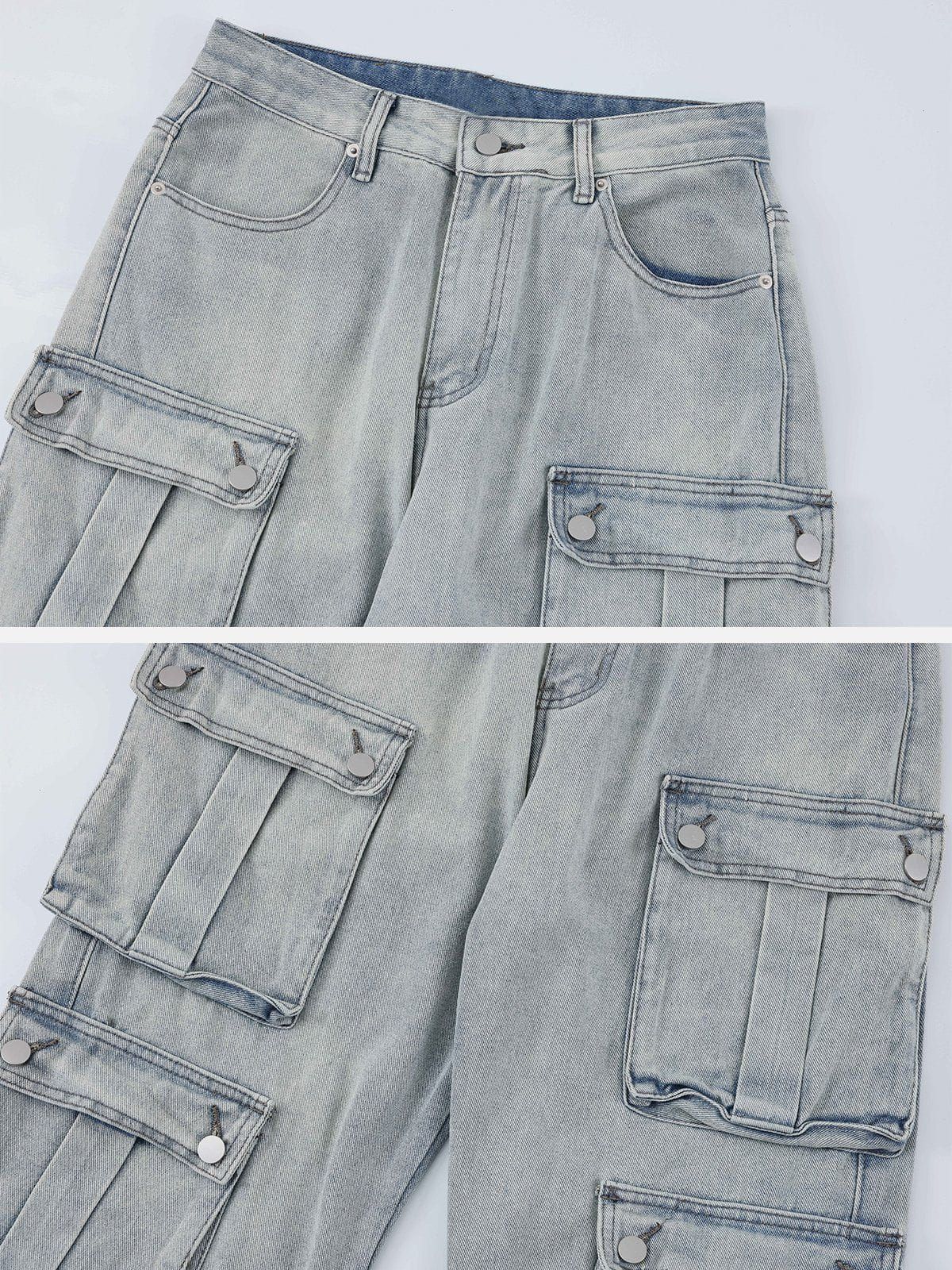 Aelfric Eden Multi Pocket Denim Cargo Pants sold by Aelfric Eden product image thumbnail 3