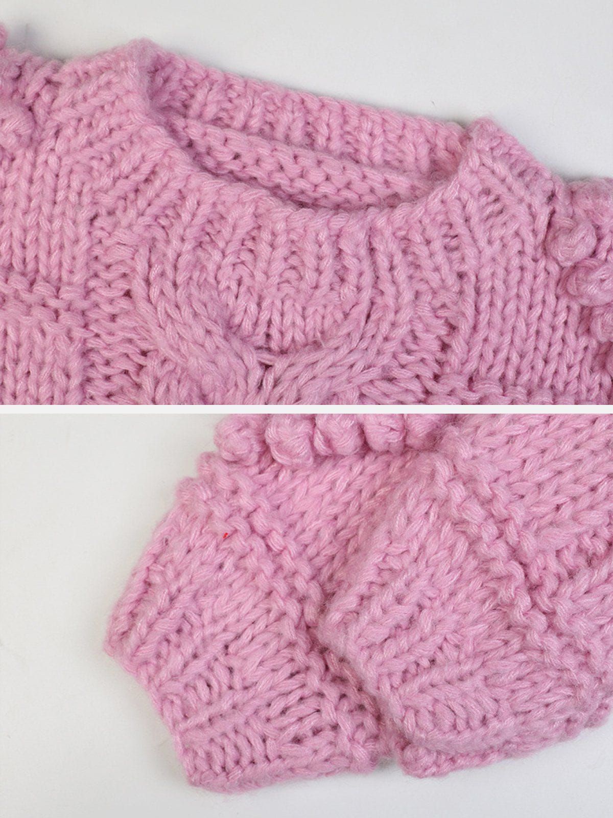 3D Heart-Shape Manual Knit Sweater sold by Aelfric Eden product image thumbnail 4