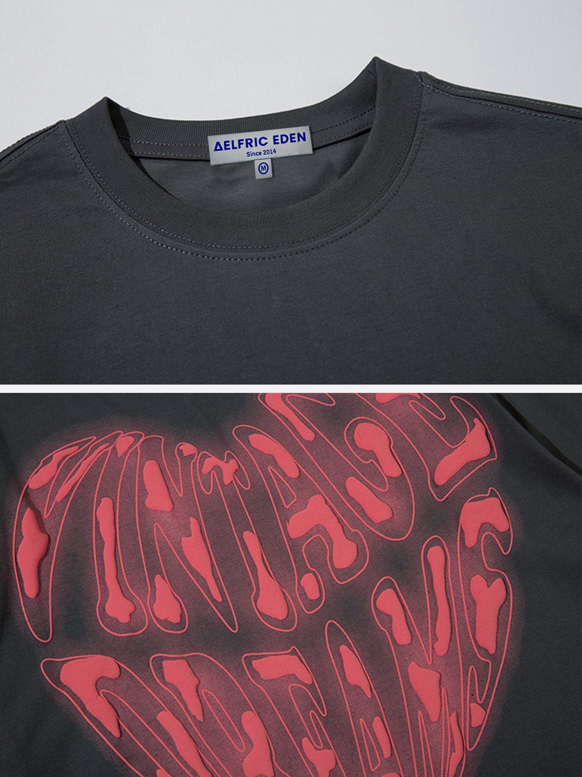 Aelfric Eden Letter Heart Elements Print Tee sold by Aelfric Eden product image thumbnail 5