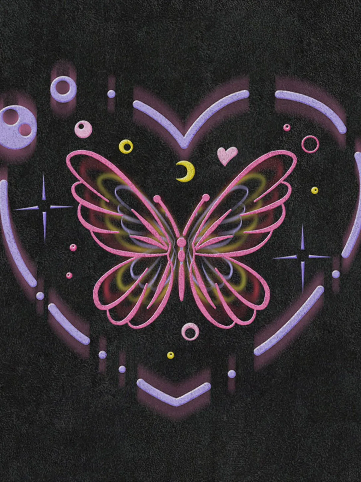 Aelfric Eden Blurring Heart Butterfly Tank Top sold by Aelfric Eden product image thumbnail 5