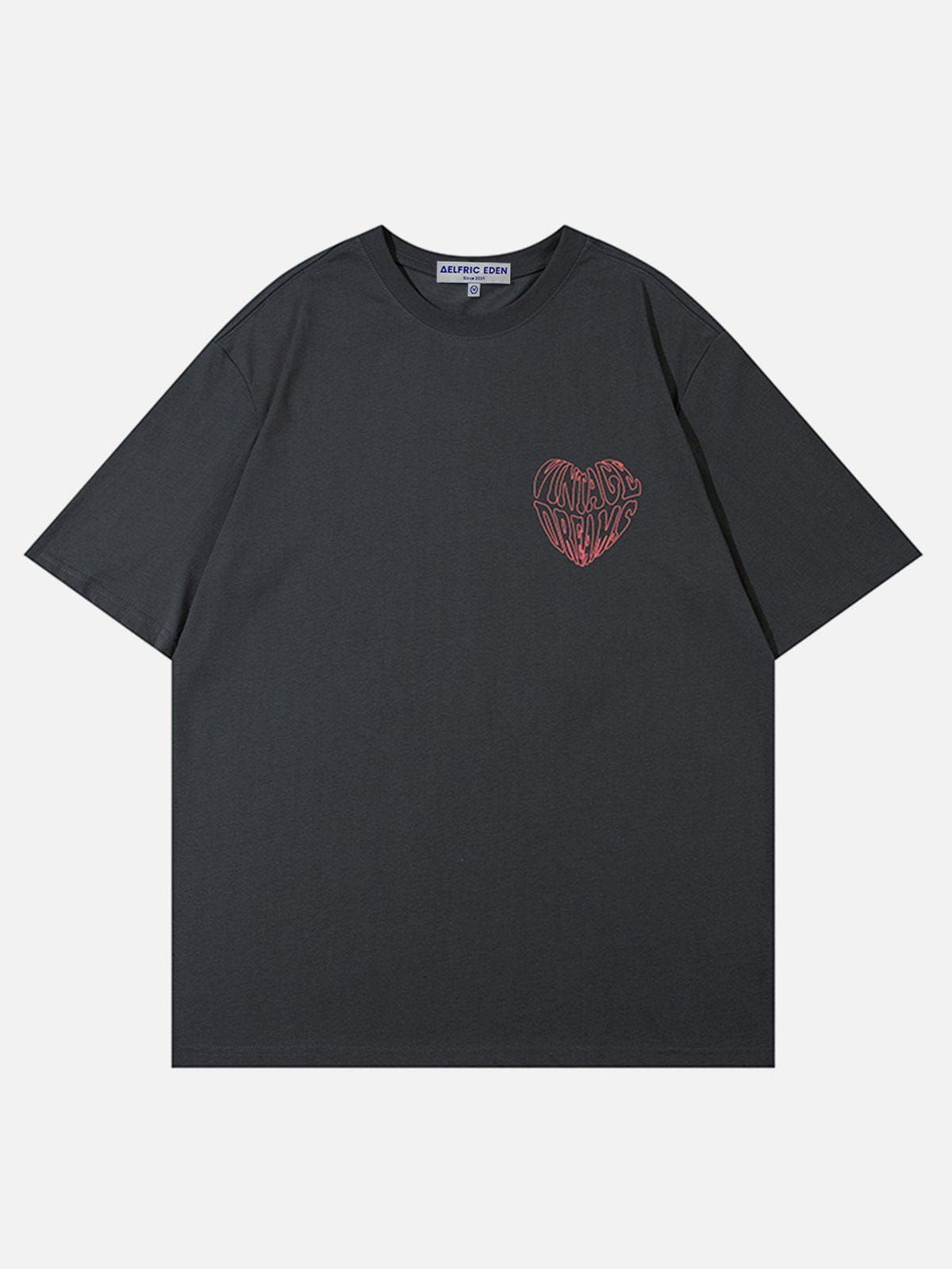 Aelfric Eden Letter Heart Elements Print Tee sold by Aelfric Eden product image thumbnail 4