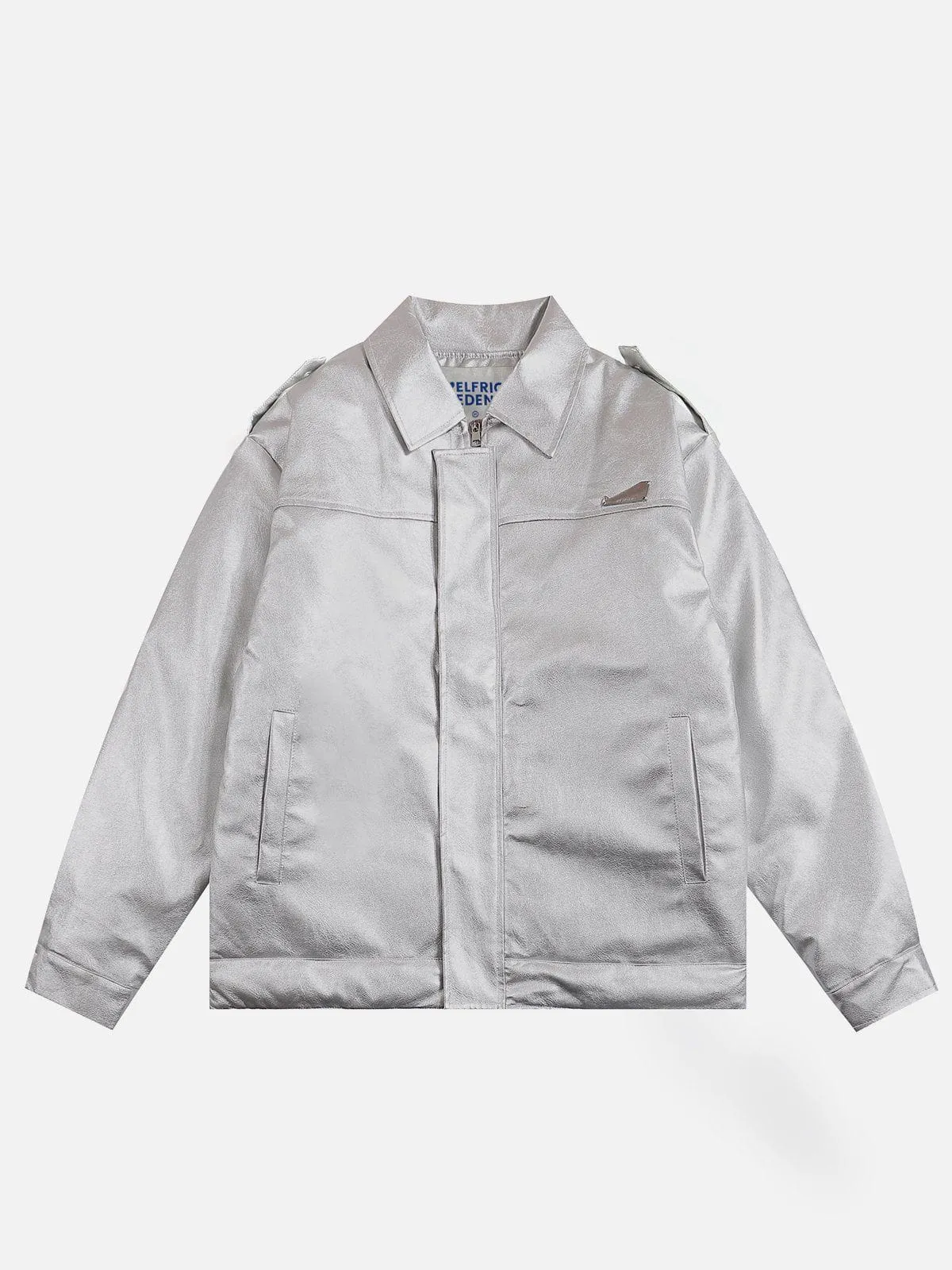 Aelfric Eden Shiny Futuristic Faux Leather Jacket sold by Aelfric Eden