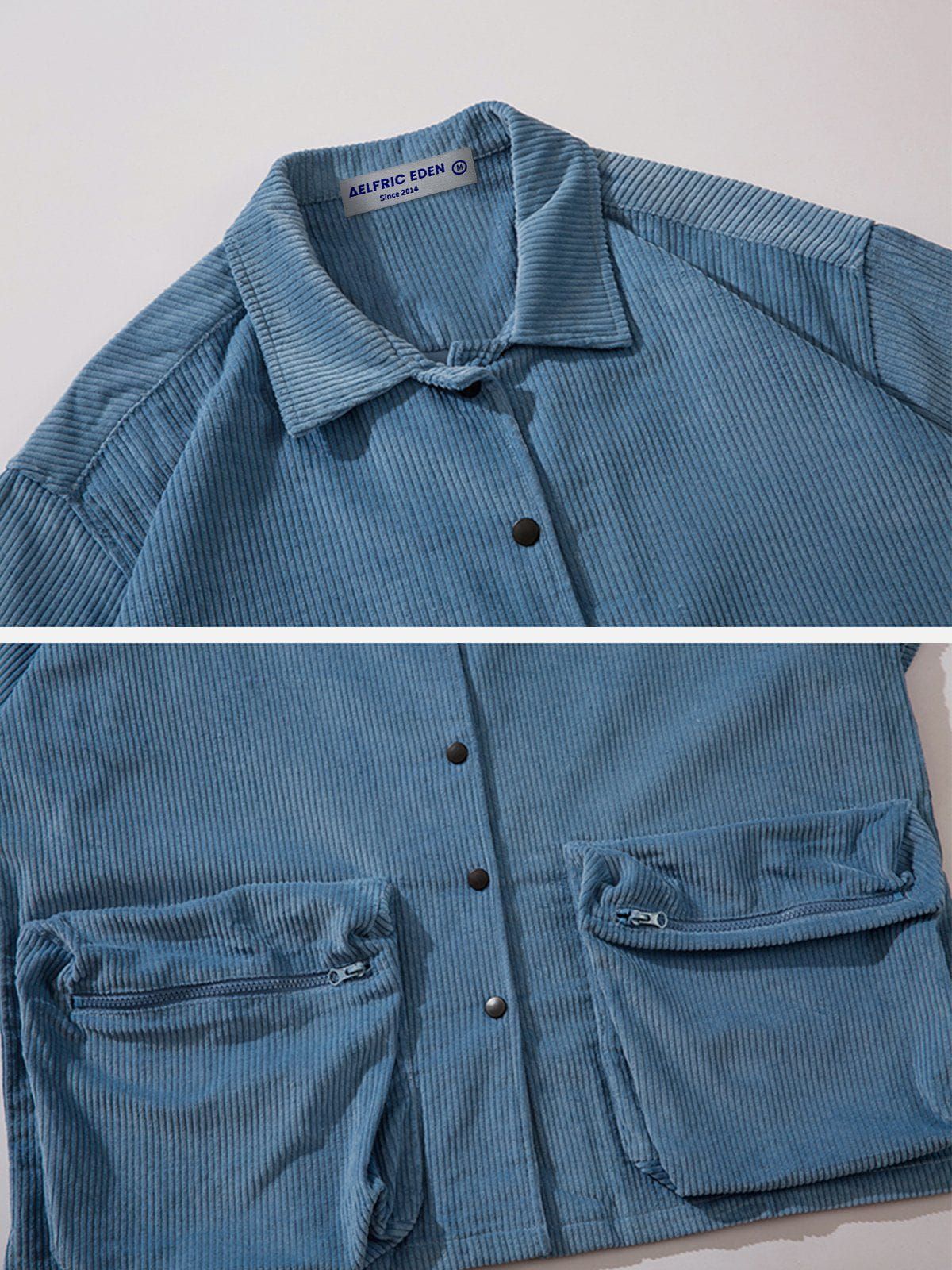 Aelfric Eden Big Pocket Short Sleeve Shirts sold by Aelfric Eden product image thumbnail 4