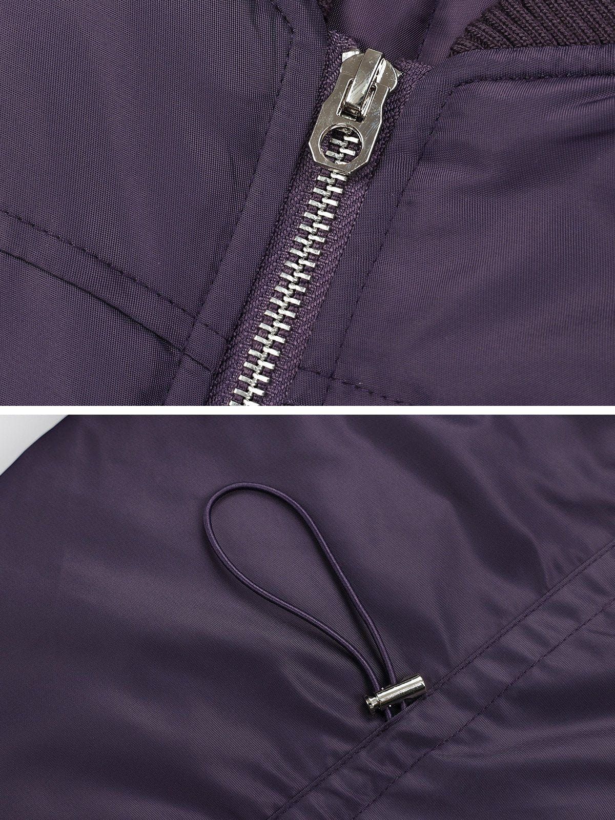 Aelfric Eden Sleeve Drawstring Bomber Jacket sold by Aelfric Eden product image thumbnail 6