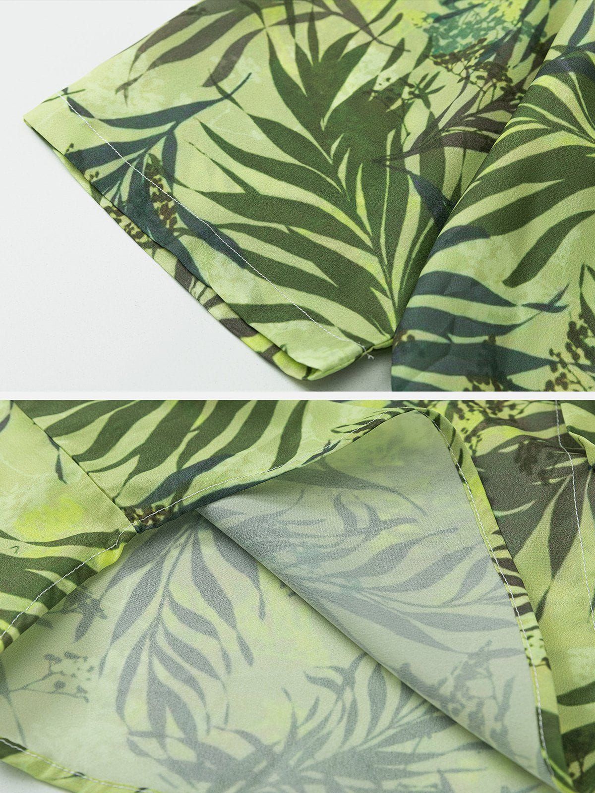 Aelfric Eden "Botanical Bliss" Foliage Print Short Sleeve Shirts sold by Aelfric Eden product image thumbnail 3