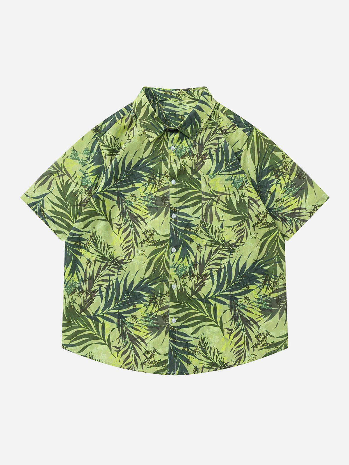 Aelfric Eden "Botanical Bliss" Foliage Print Short Sleeve Shirts sold by Aelfric Eden