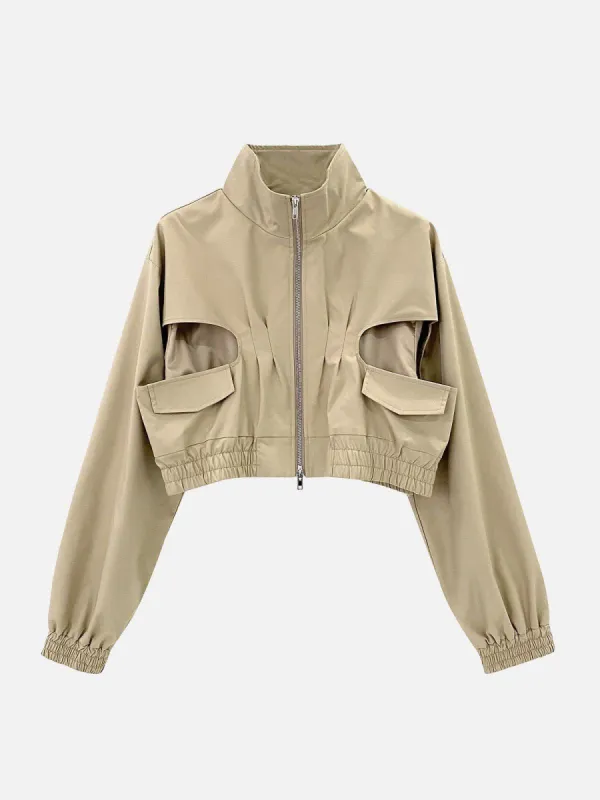 Solid Cut Out Jacket sold by Aelfric Eden