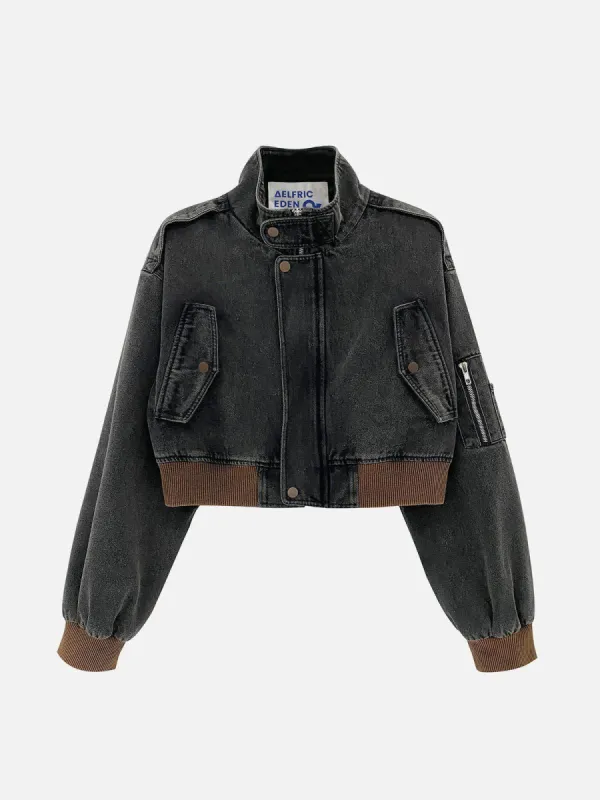 Vintage Washed Denim Jacket sold by Aelfric Eden