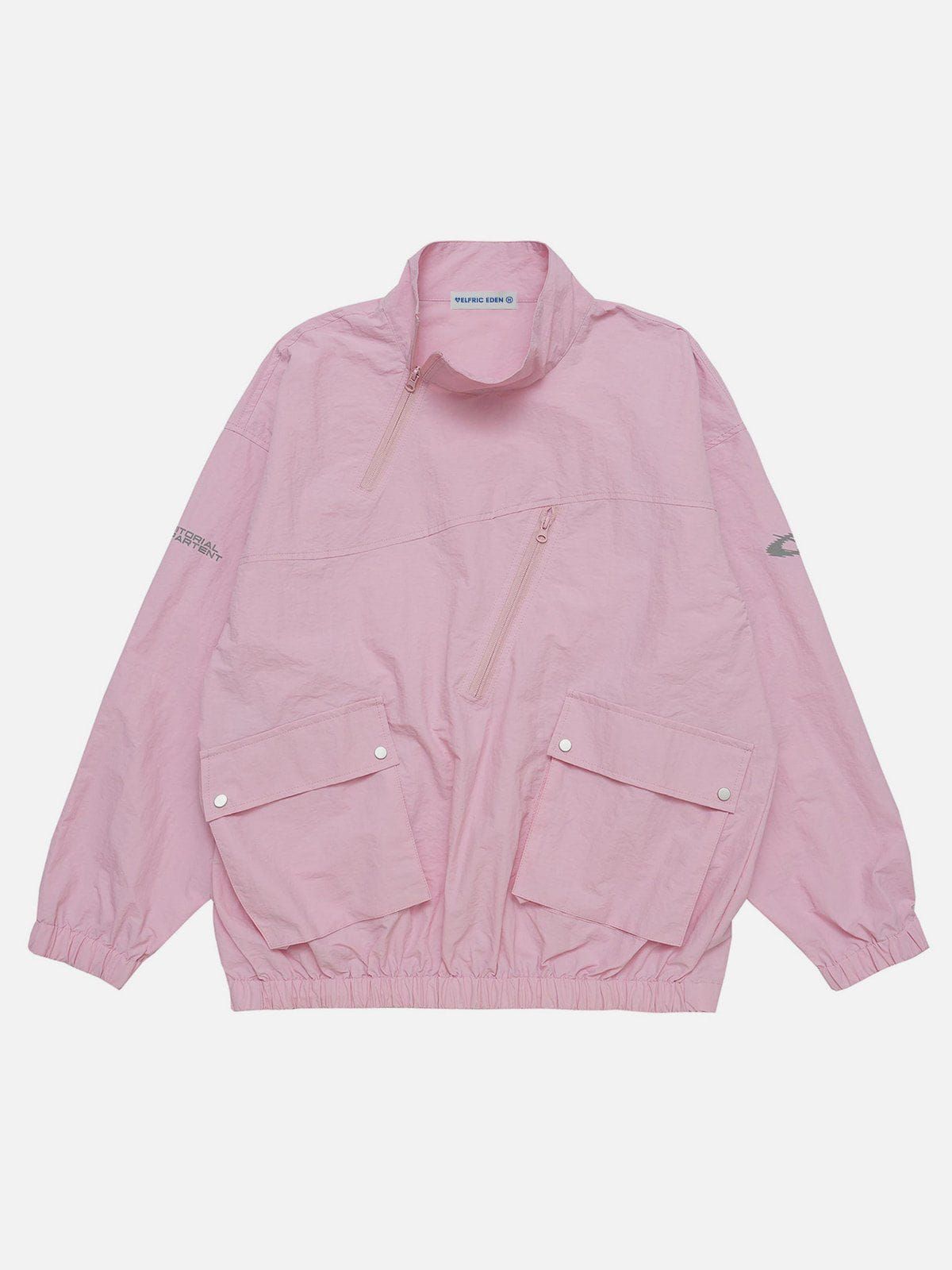 Aelfric Eden Diagonal Zip Stand Collar Sweatshirt sold by Aelfric Eden