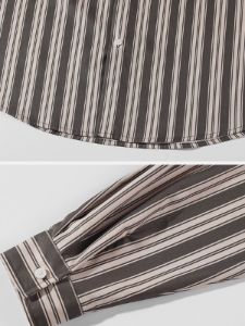 Aelfric Eden Patchwork Stripes Long Sleeve Shirt sold by Aelfric Eden