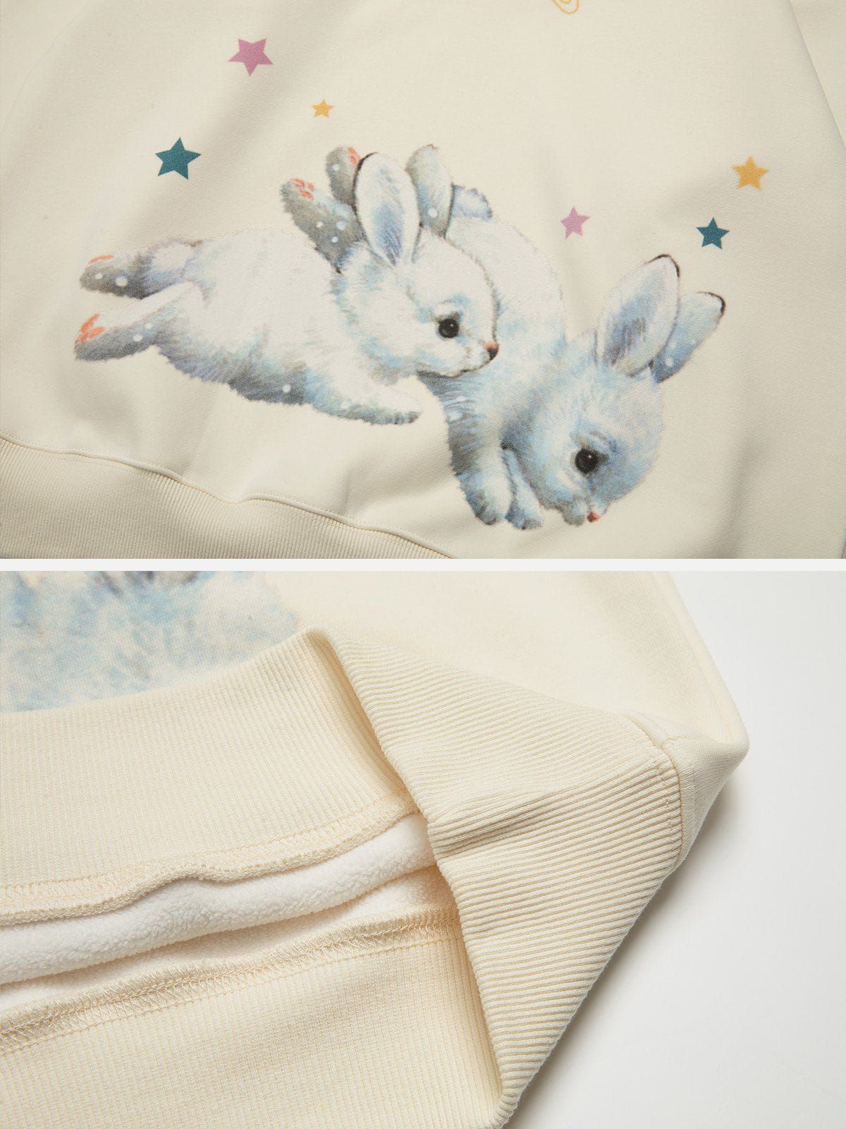 Aelfric Eden Star Bunny Print Hoodie sold by Aelfric Eden product image thumbnail 5