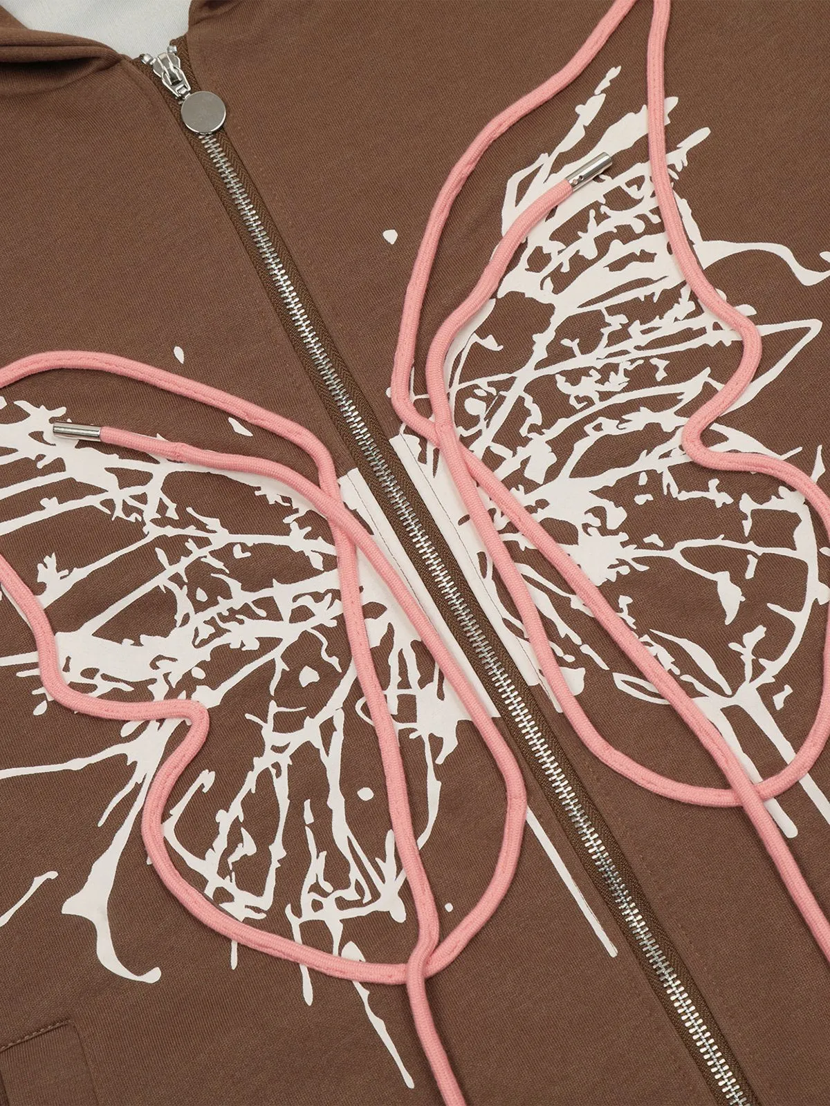 Aelfric Eden Strap Butterfly Zip Up Hoodie sold by Aelfric Eden product image thumbnail 4