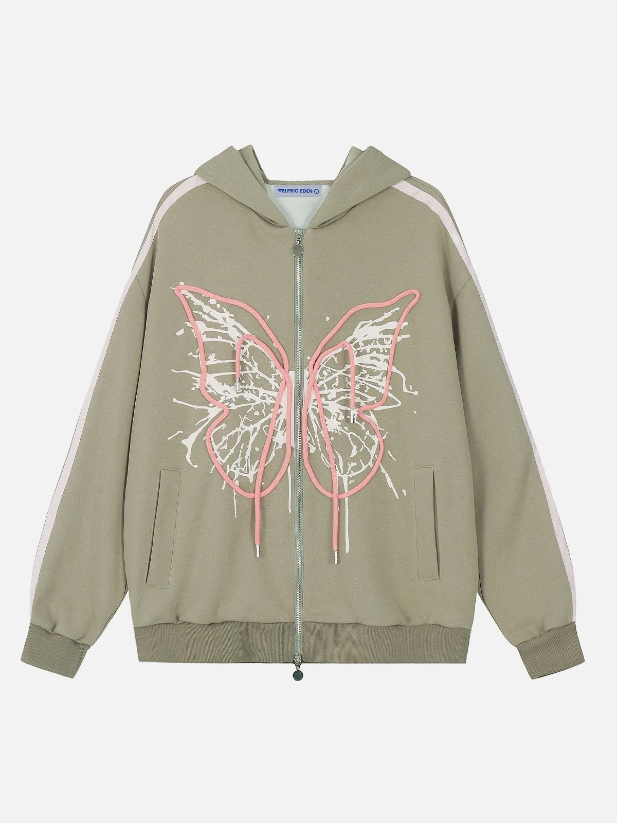 Aelfric Eden Strap Butterfly Zip Up Hoodie sold by Aelfric Eden product image thumbnail 2