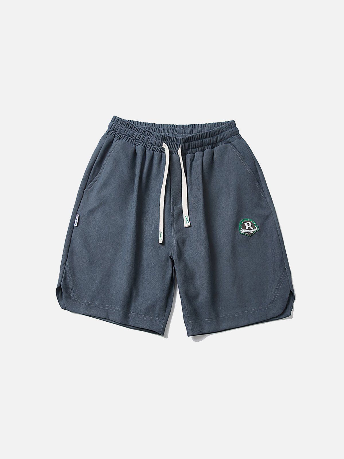 Aelfric Eden Solid Embroidery Badge Drawstring Shorts sold by Aelfric Eden product image thumbnail 4