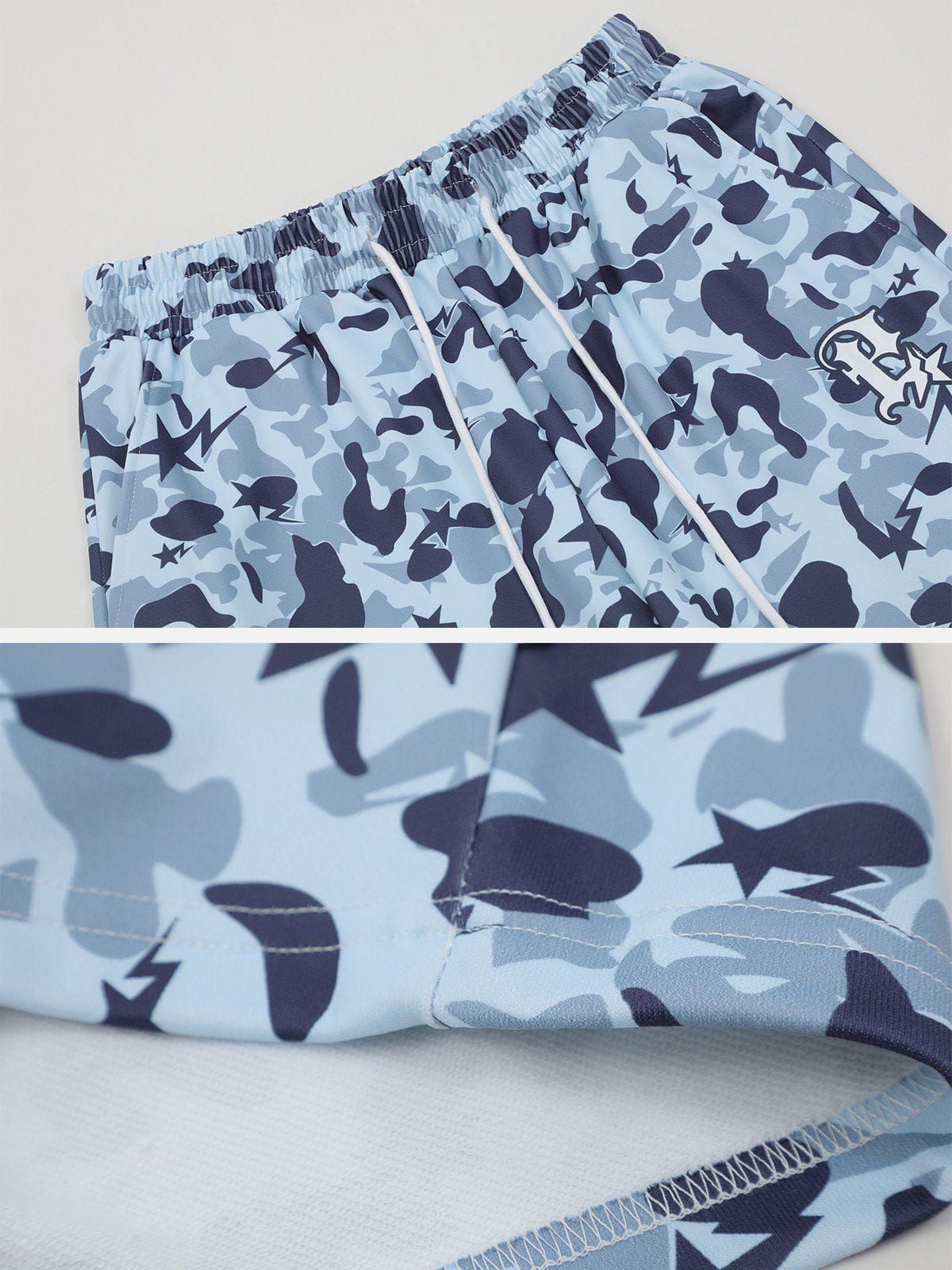 Aelfric Eden Camouflage Star Patchwork Shorts sold by Aelfric Eden product image thumbnail 6