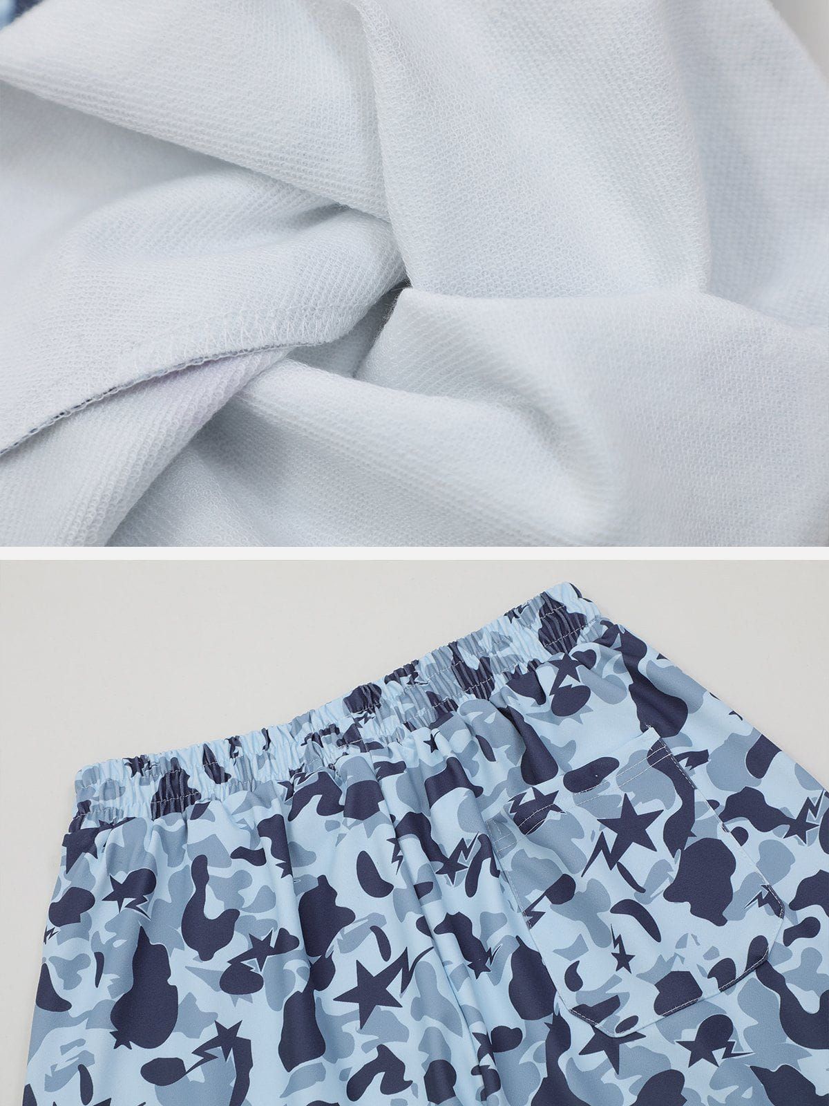 Aelfric Eden Camouflage Star Patchwork Shorts sold by Aelfric Eden product image thumbnail 5