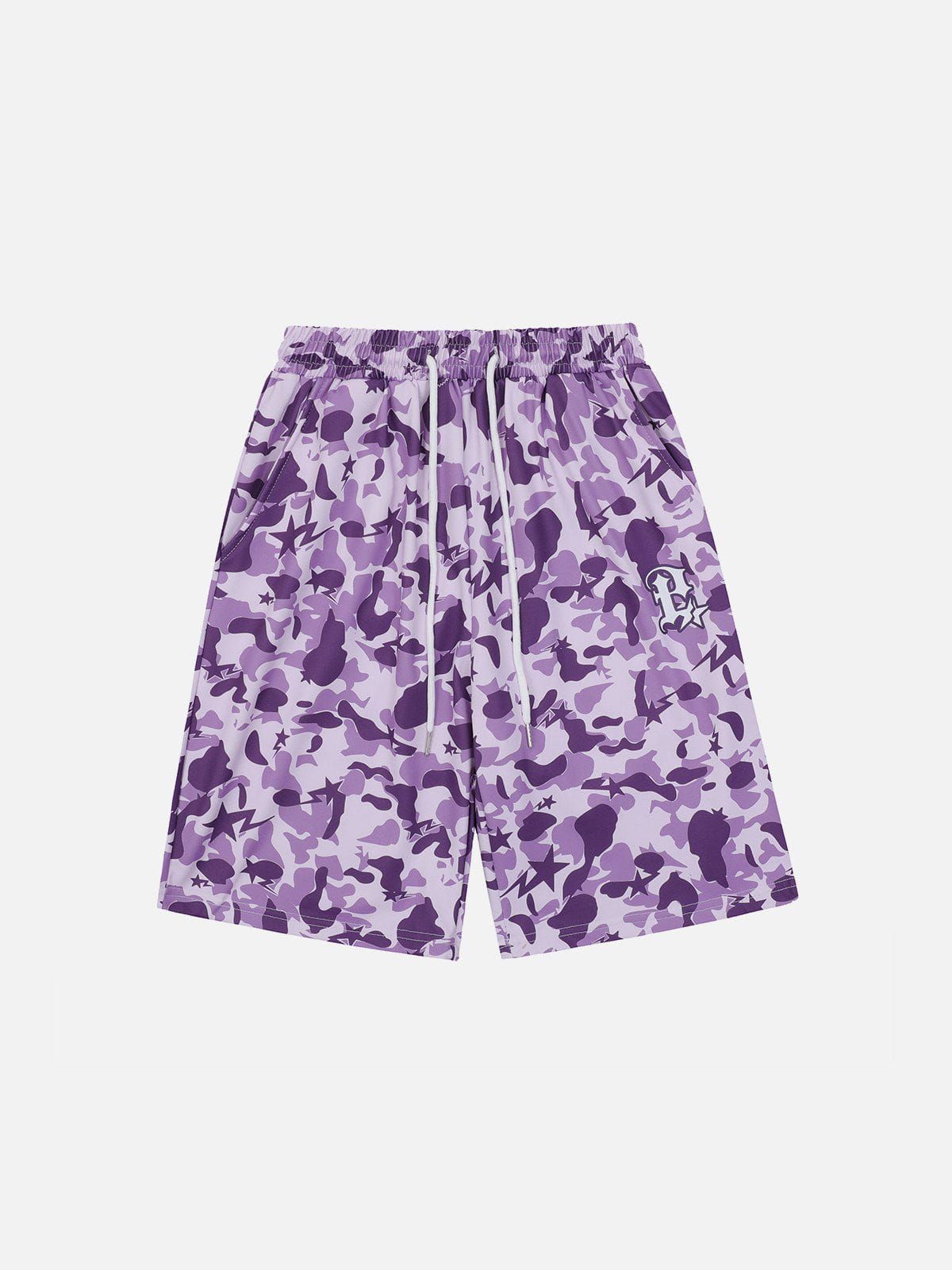 Aelfric Eden Camouflage Star Patchwork Shorts sold by Aelfric Eden product image thumbnail 3