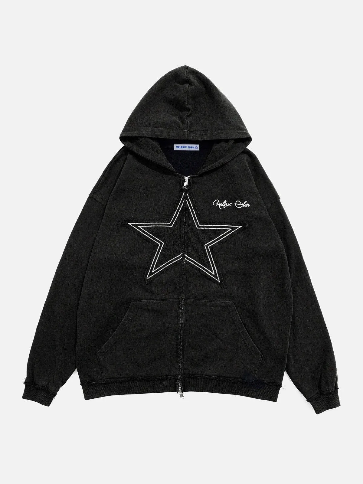 Aelfric Eden Oversized Star Zip Up Hoodie sold by Aelfric Eden product image thumbnail 2