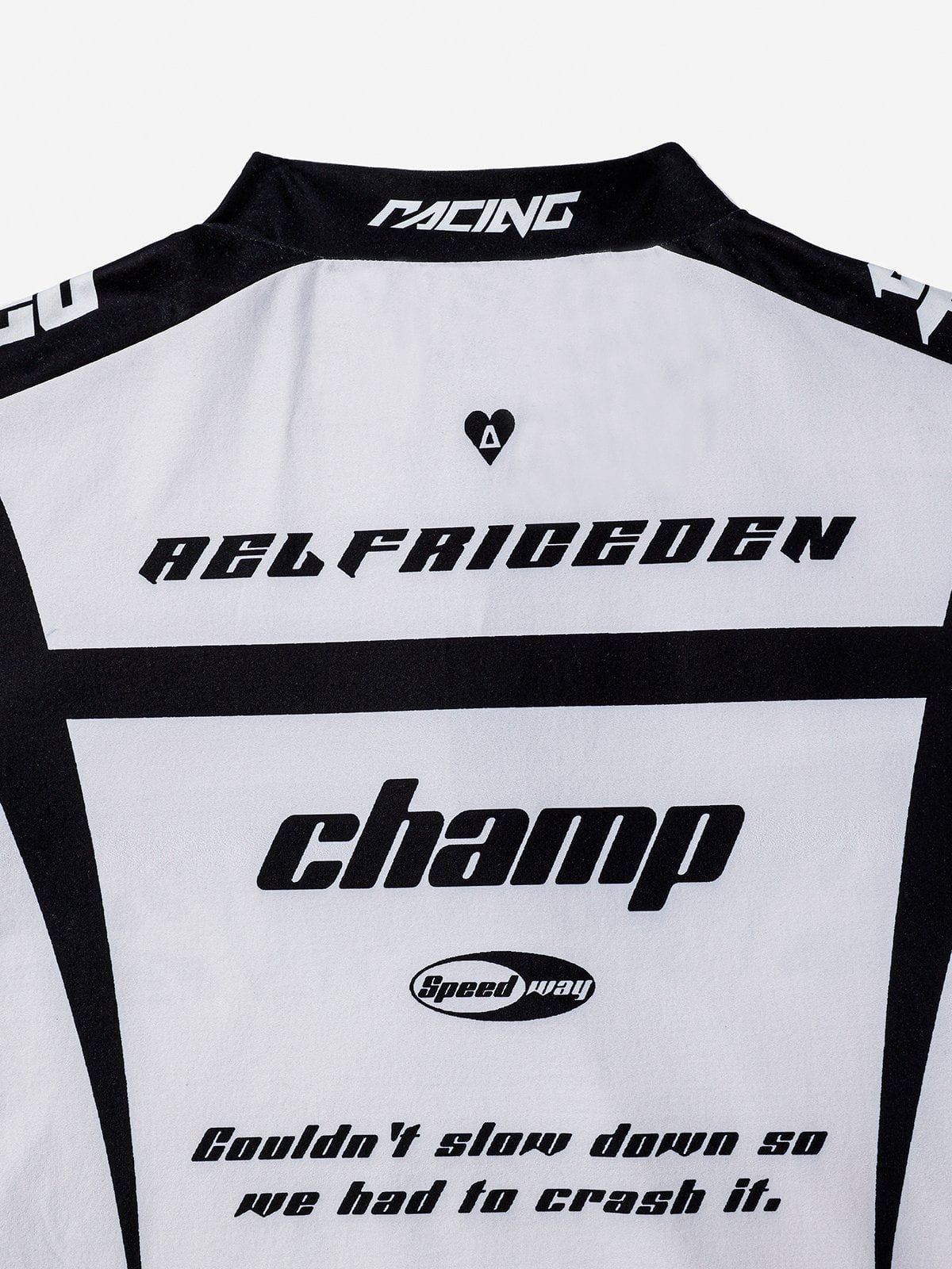 Aelfric Eden Color Blocking Racing Print Tee sold by Aelfric Eden product image thumbnail 4