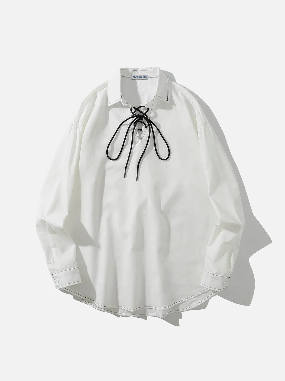 Aelfric Eden Tied Neckline Long Sleeve Shirt sold by Aelfric Eden