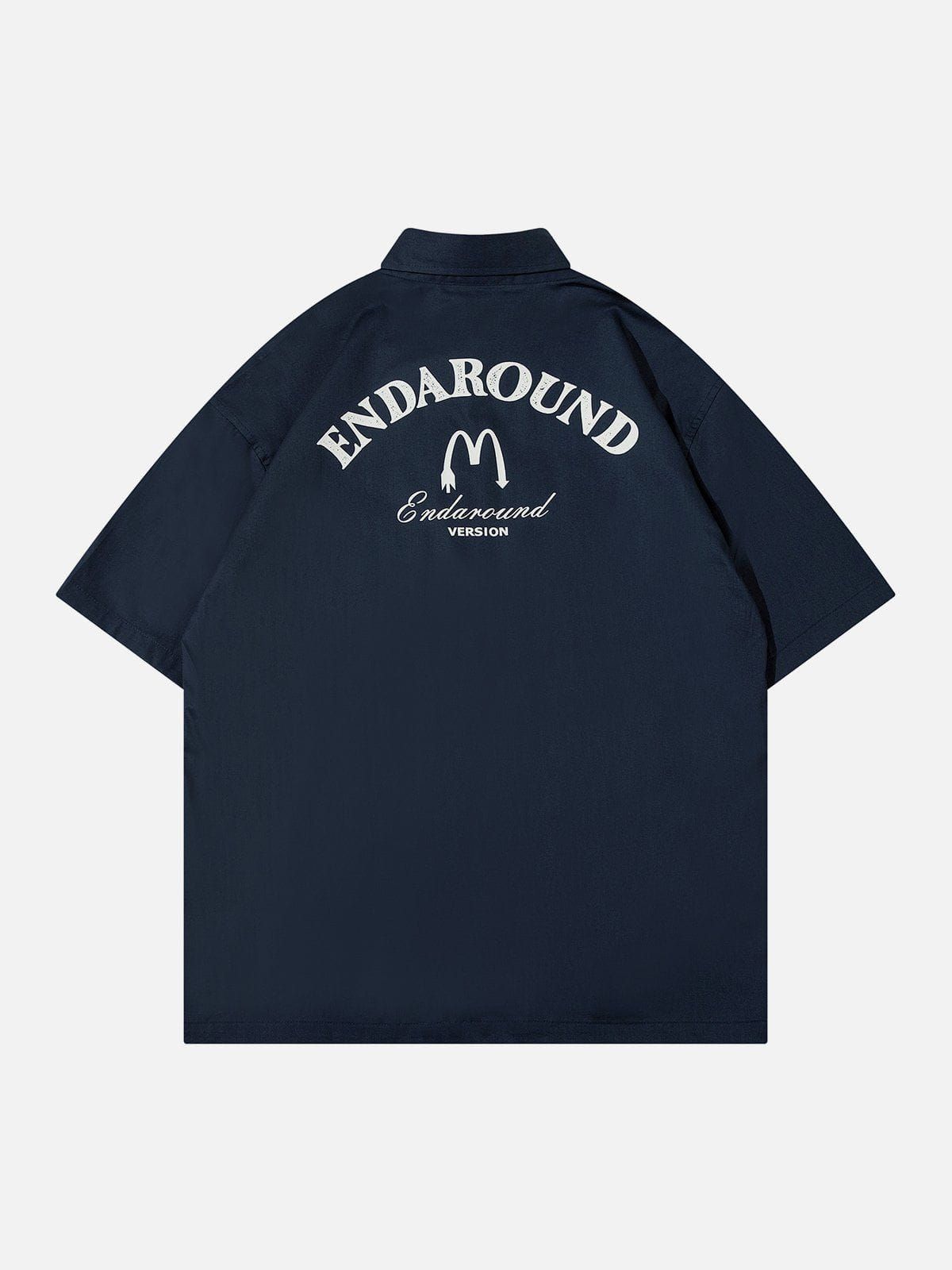 Aelfric Eden Letters Embroidery Short Sleeve Shirts sold by Aelfric Eden product image thumbnail 4