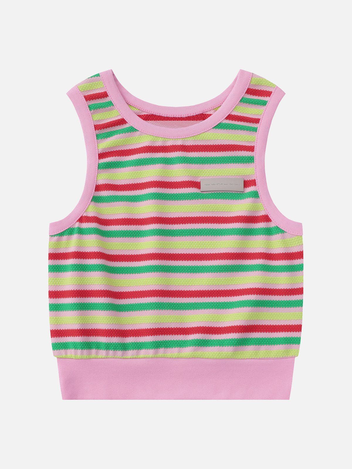 Colorblock Stripe Tank Top sold by Aelfric Eden product image thumbnail 4