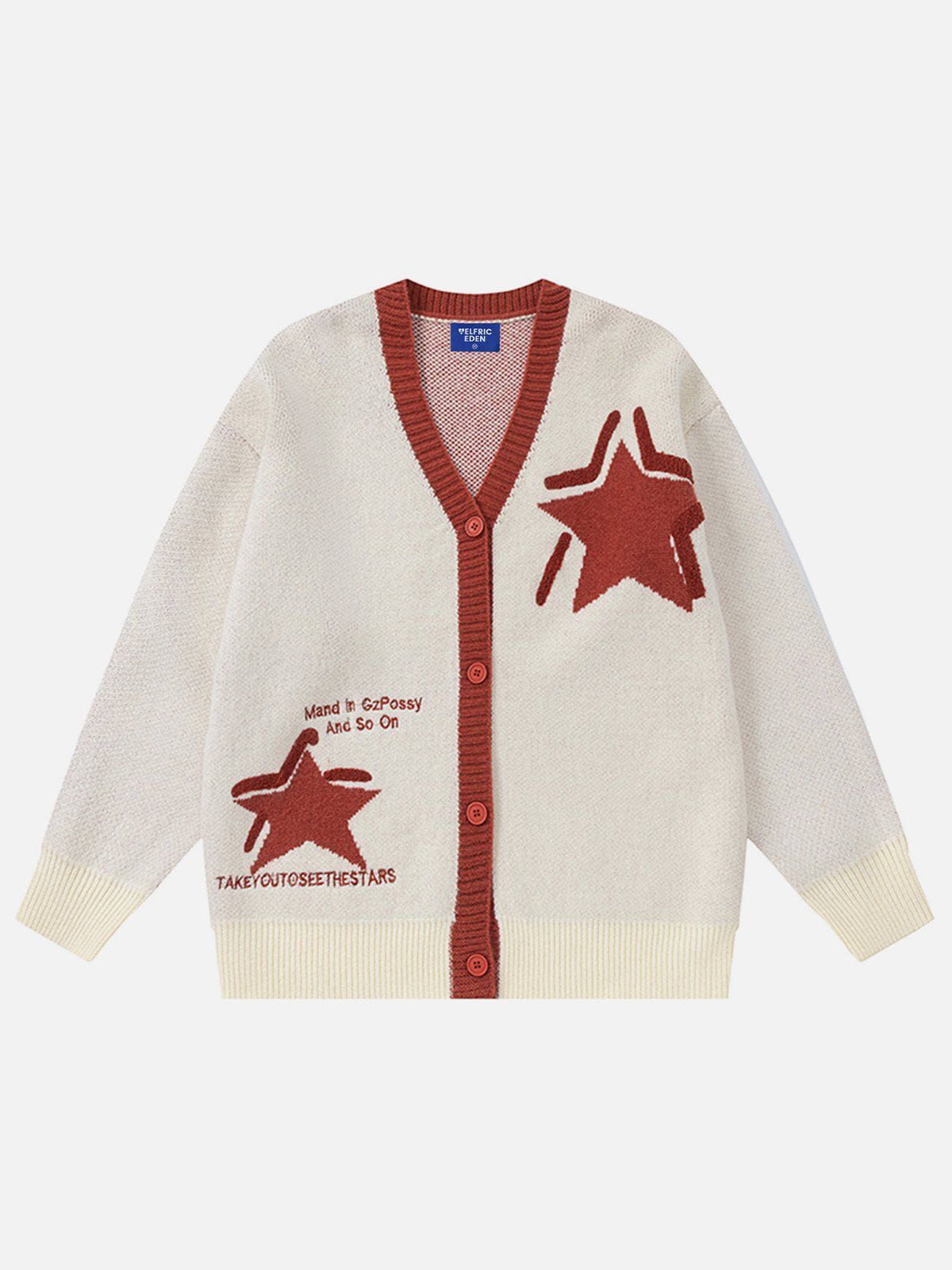 Aelfric Eden Star Jacquard Cardigan sold by Aelfric Eden product image thumbnail 2