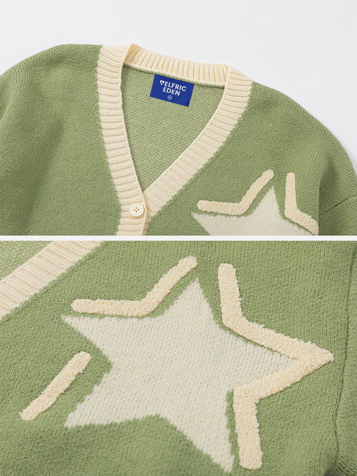 Aelfric Eden Star Jacquard Cardigan sold by Aelfric Eden product image thumbnail 5