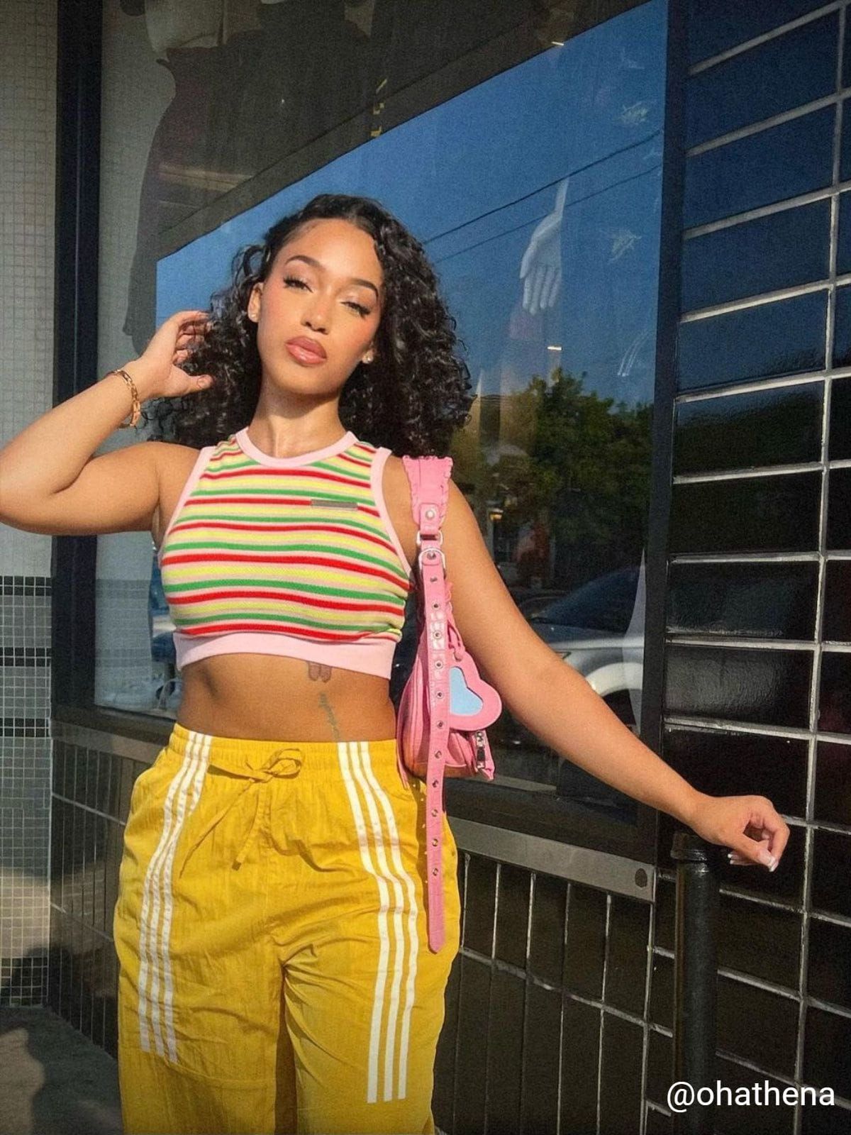 Colorblock Stripe Tank Top sold by Aelfric Eden