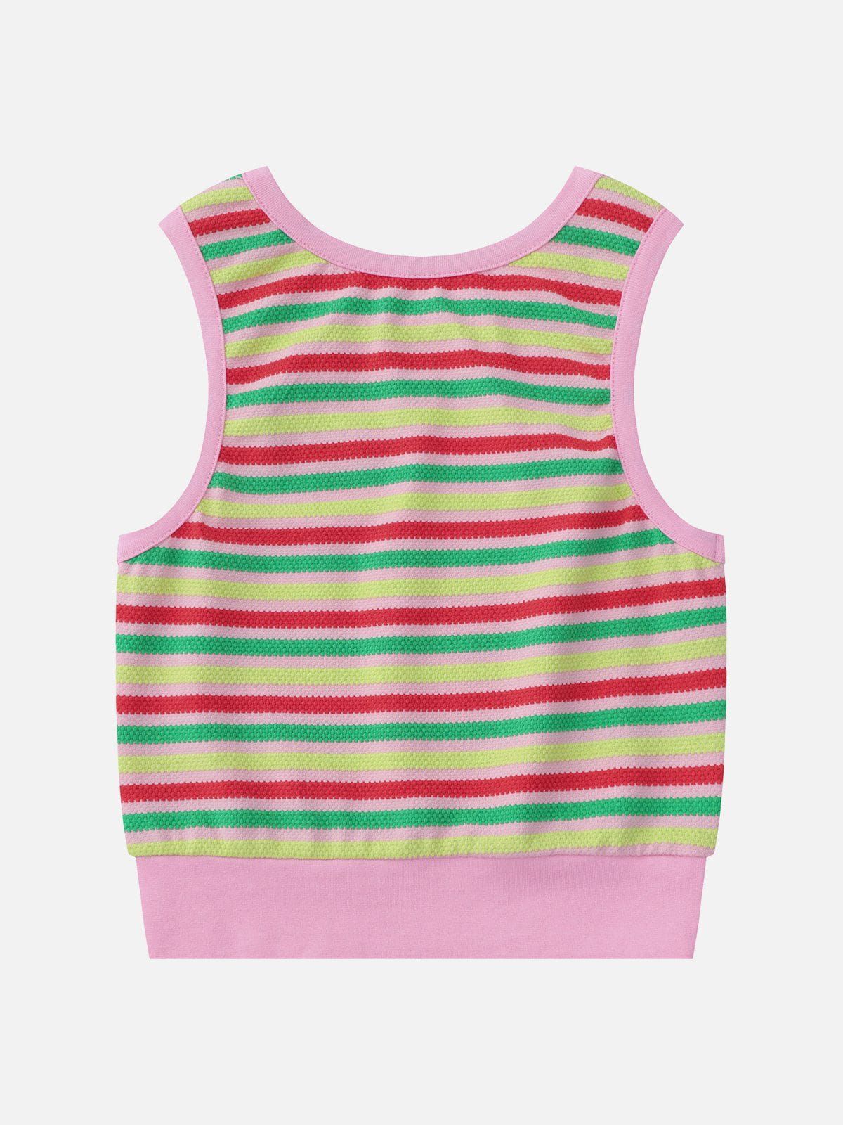 Colorblock Stripe Tank Top sold by Aelfric Eden product image thumbnail 5