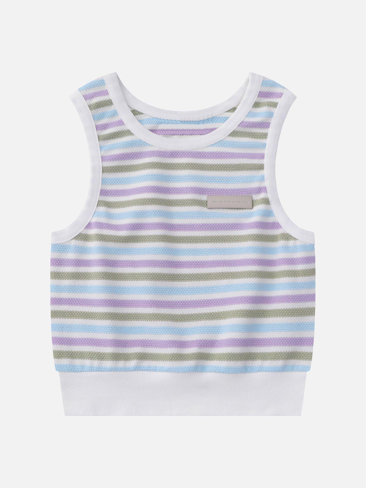 Colorblock Stripe Tank Top sold by Aelfric Eden product image thumbnail 2