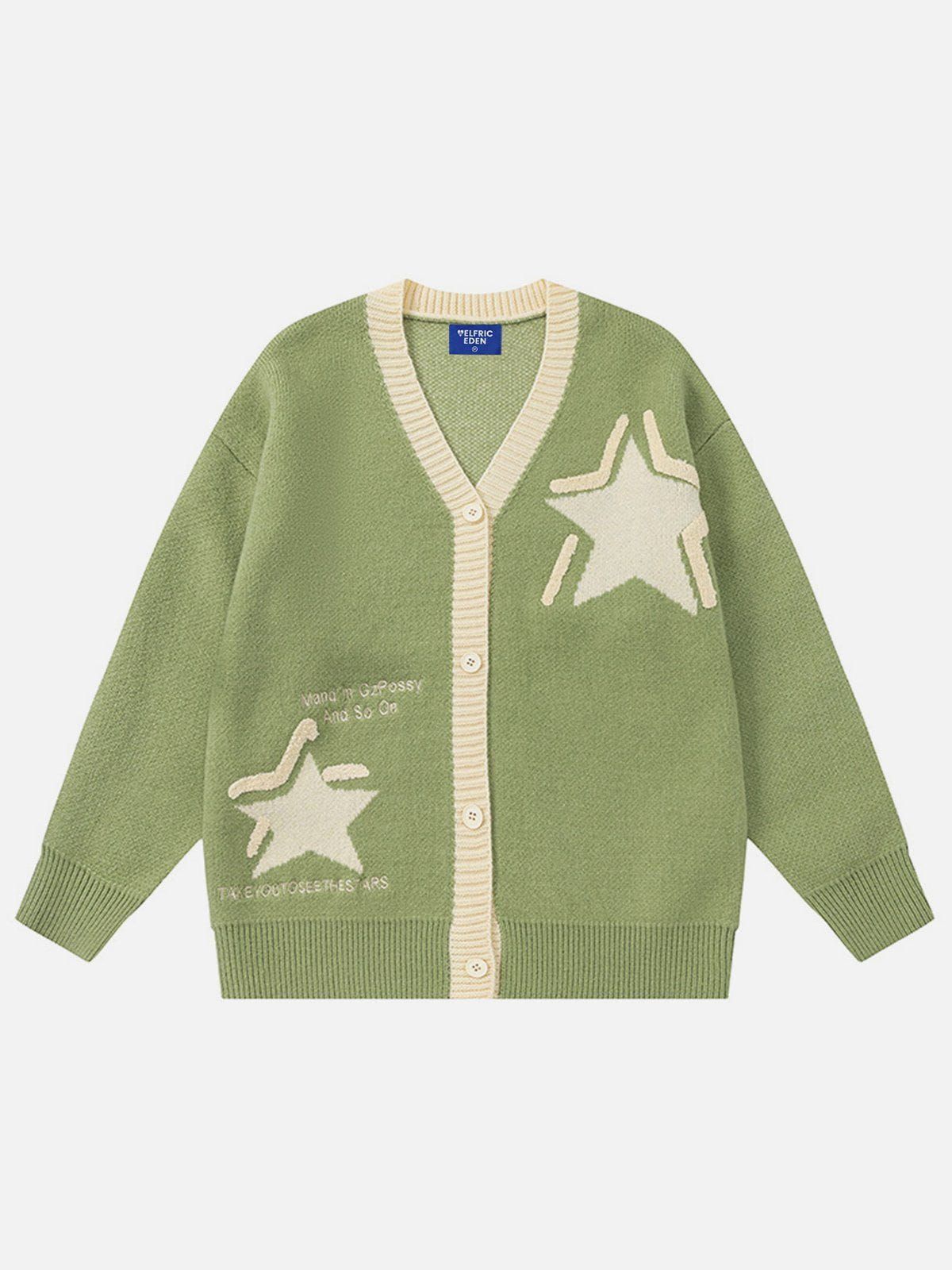 Aelfric Eden Star Jacquard Cardigan sold by Aelfric Eden