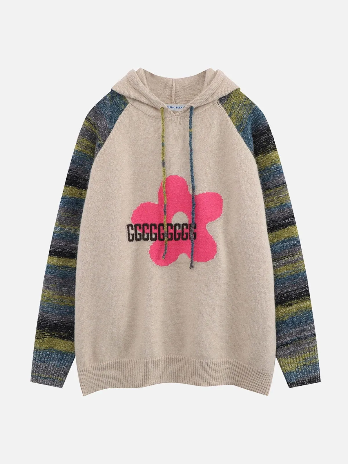 Aelfric Eden Vintage Striped Raglan Sleeve Hoodie sold by Aelfric Eden product image thumbnail 2