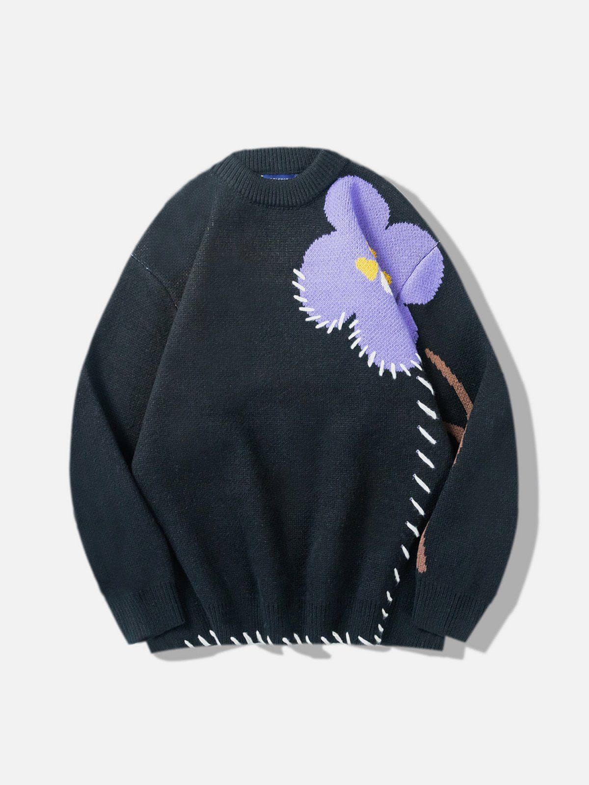 Aelfric Eden Flower Jacquard Sweater sold by Aelfric Eden product image thumbnail 2