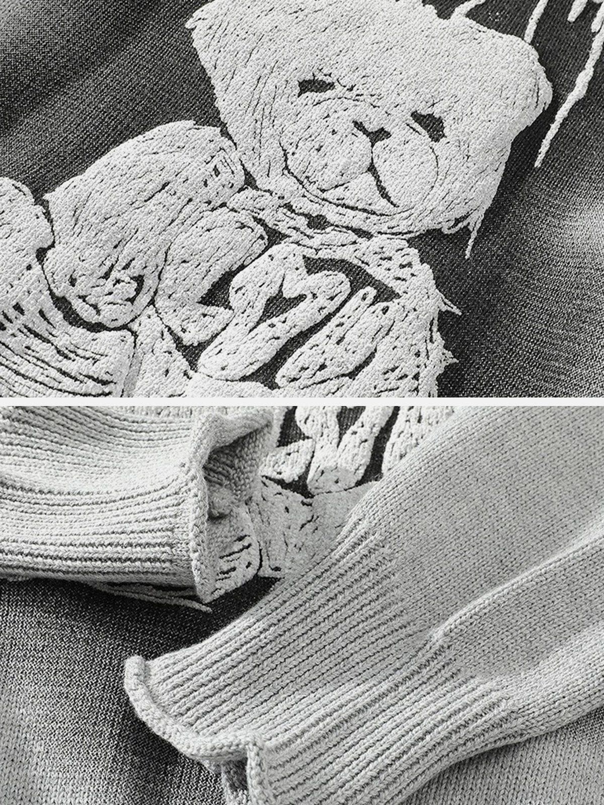 Aelfric Eden Bear Knit Sweater sold by Aelfric Eden product image thumbnail 5