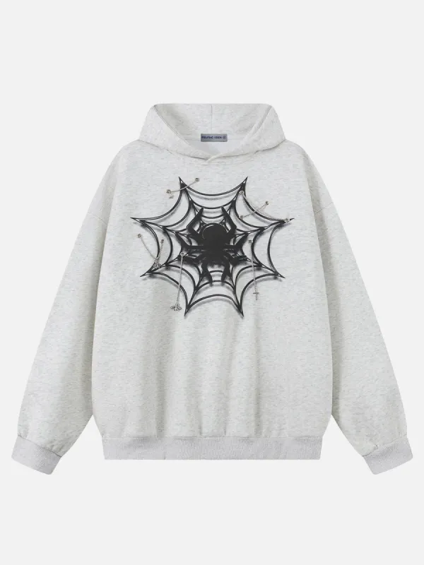 Aelfric Eden Spider Web Print Hoodie sold by Aelfric Eden