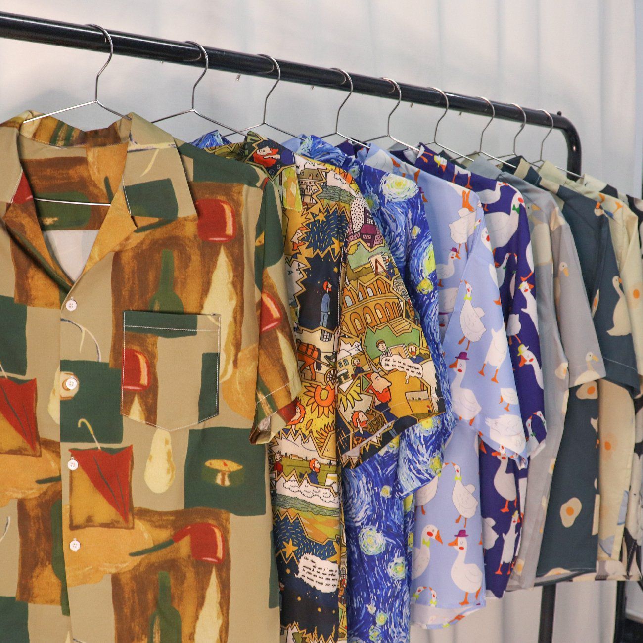 Aelfric Eden Vintage Oil Painting Pipe Print Shirt sold by Aelfric Eden product image thumbnail 5