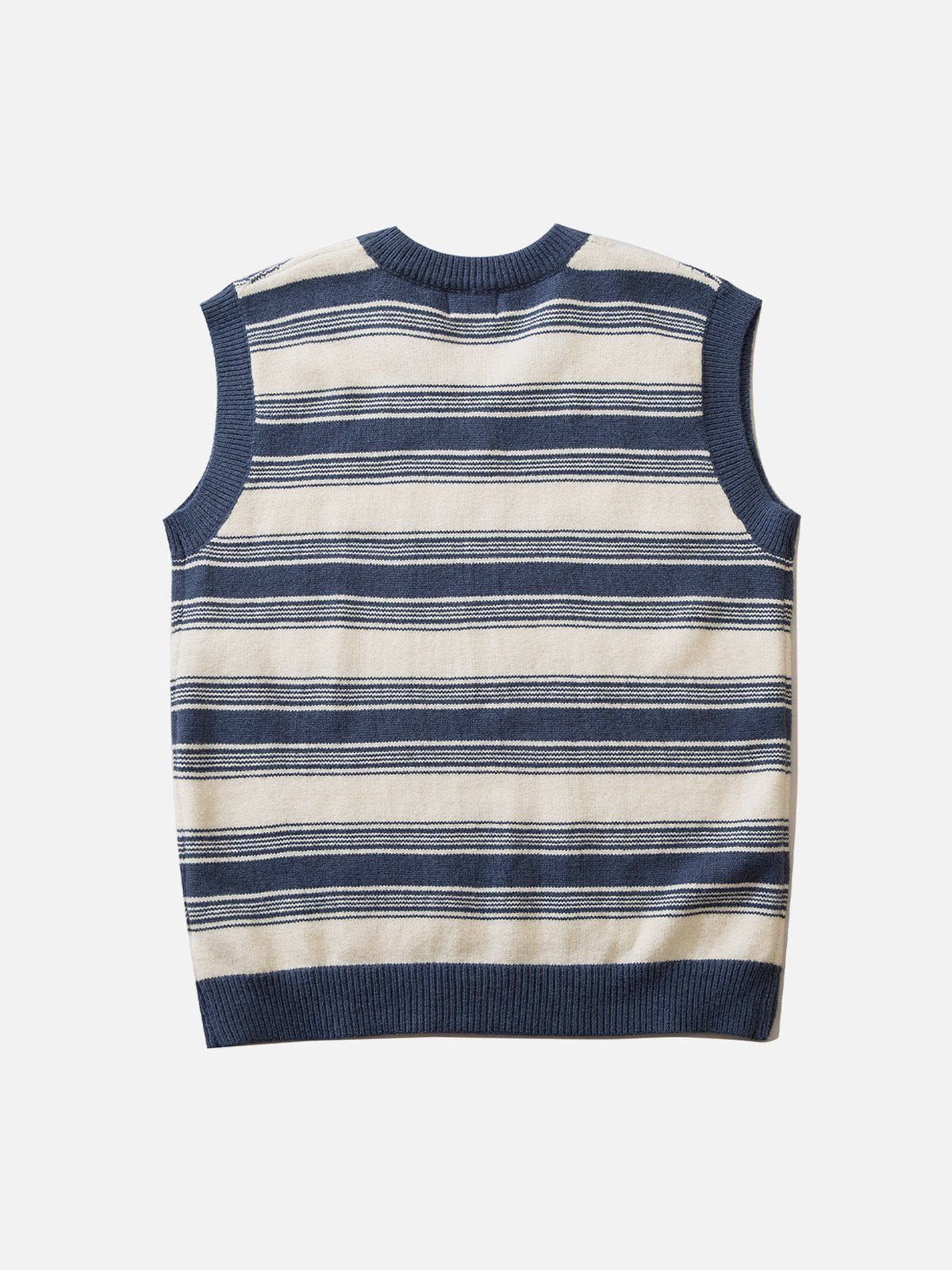 Aelfric Eden Colorblock Stripe Sweater Vest sold by Aelfric Eden product image thumbnail 2