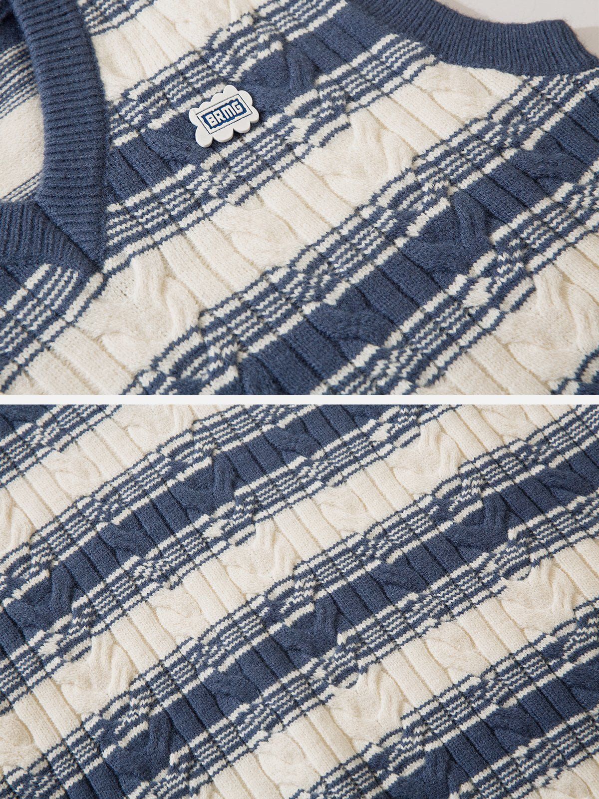 Aelfric Eden Colorblock Stripe Sweater Vest sold by Aelfric Eden product image thumbnail 10