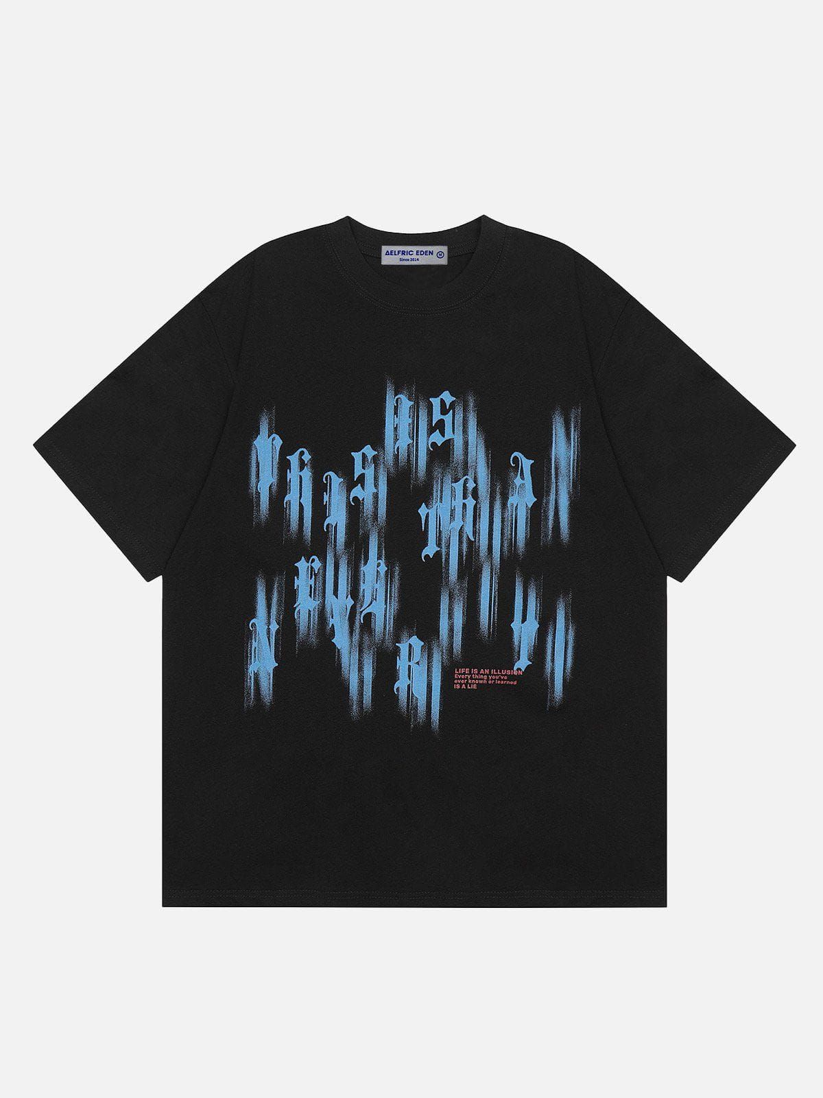 Aelfric Eden Gothic Letters Print Tee sold by Aelfric Eden