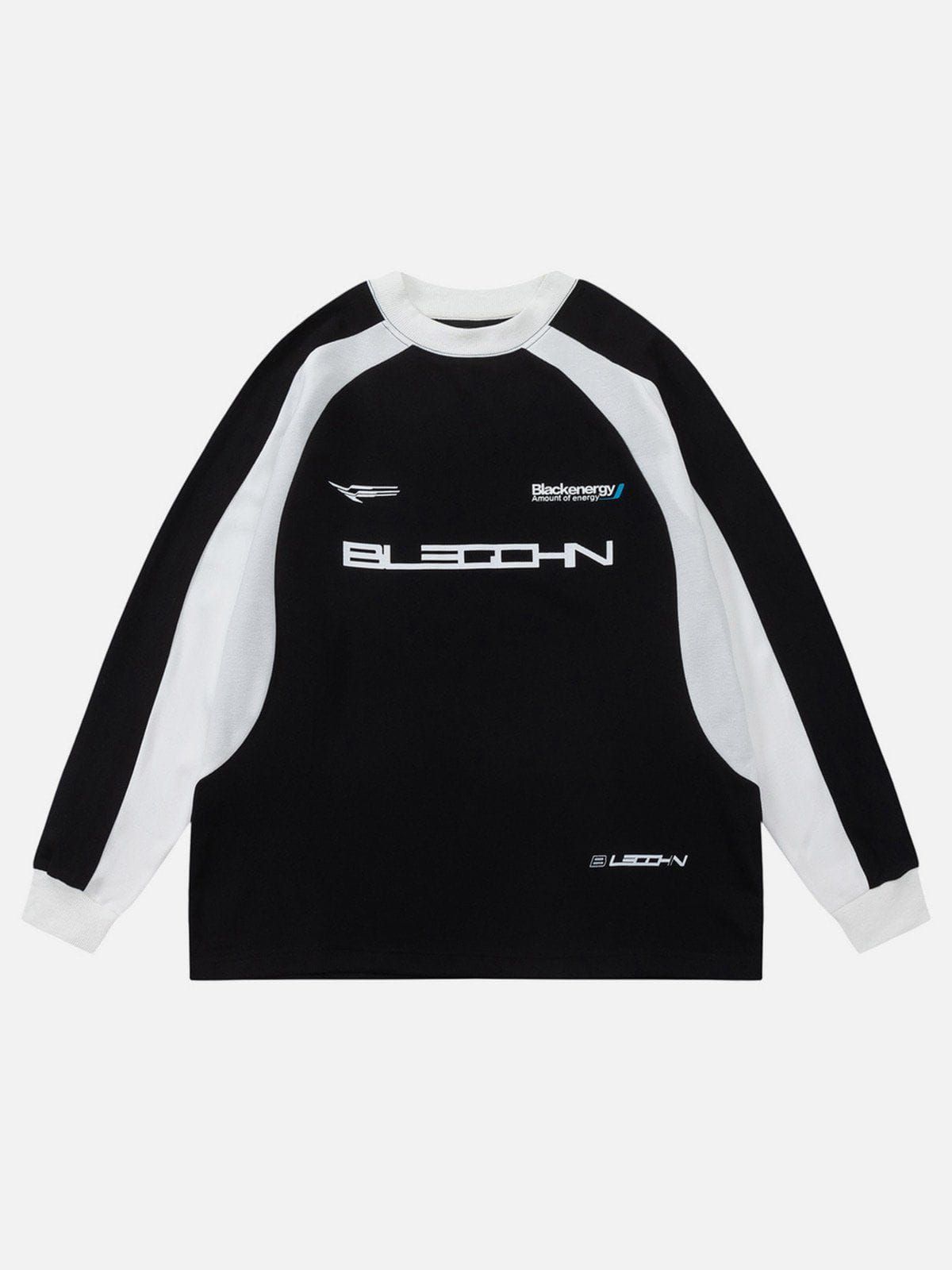 Aelfric Eden Black White Patchwork Sweatshirt sold by Aelfric Eden