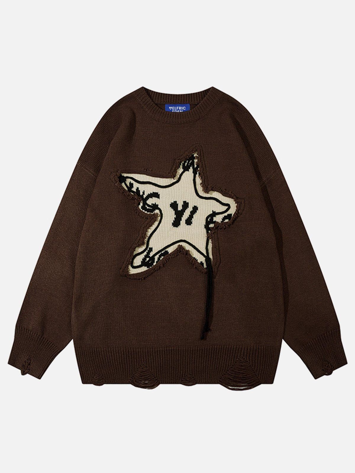 Aelfric Eden Fringe Star Ribbon Sweater sold by Aelfric Eden product image thumbnail 3