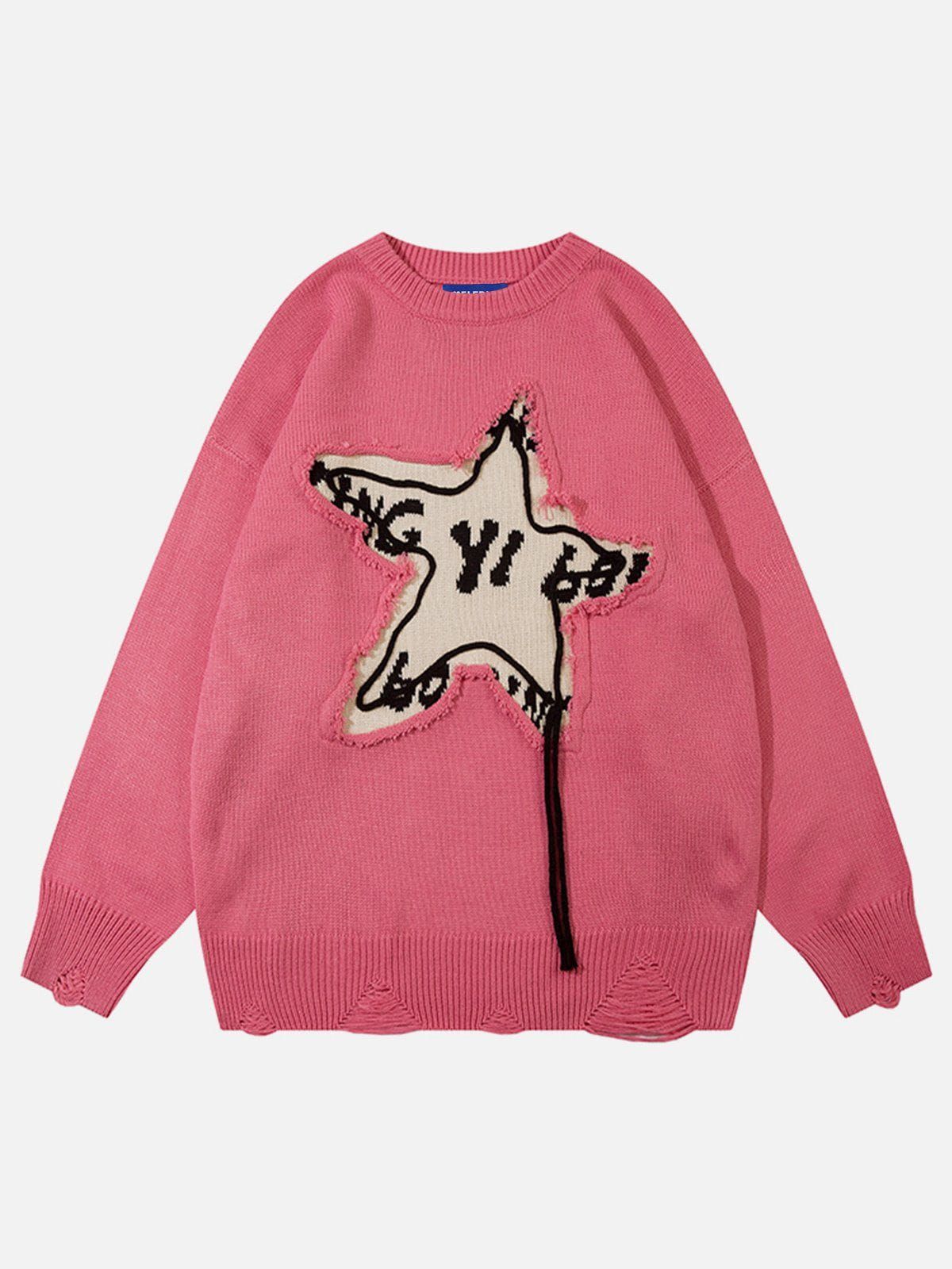 Aelfric Eden Fringe Star Ribbon Sweater sold by Aelfric Eden product image thumbnail 2