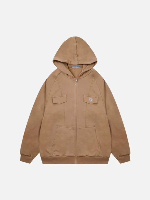 Aelfric Eden Rivet Patchwork Hoodie sold by Aelfric Eden
