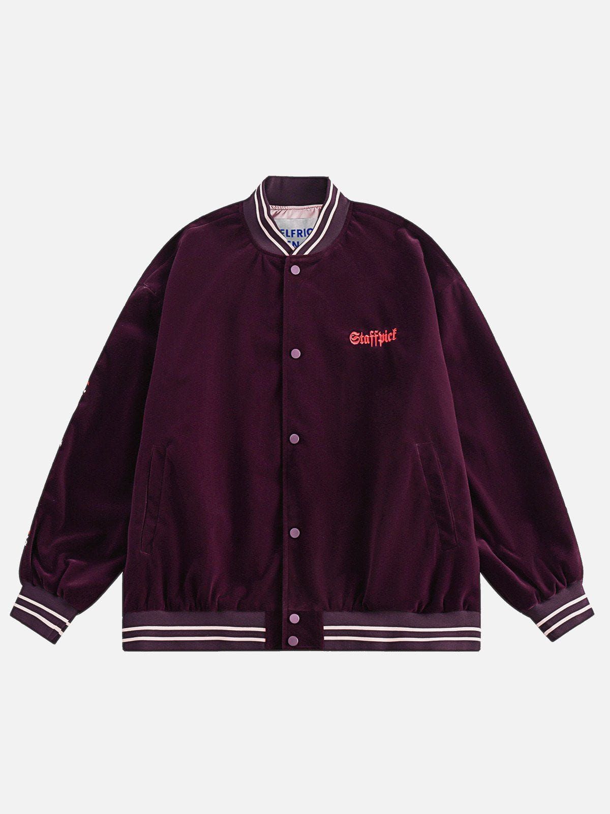 Aelfric Eden Flame Gesture Varsity Jacket sold by Aelfric Eden product image thumbnail 3