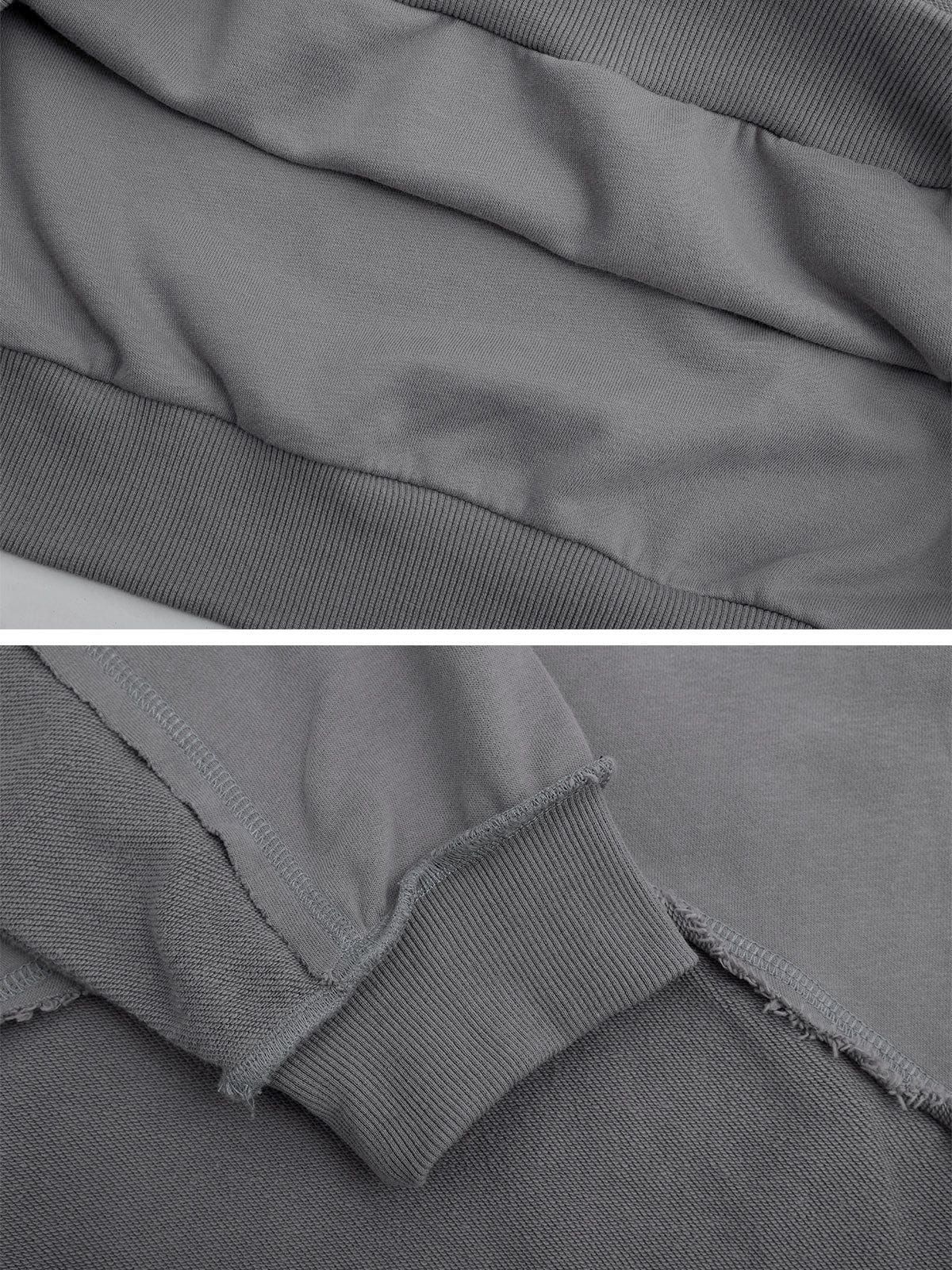 Aelfric Eden Fringe Patchwork Hoodie sold by Aelfric Eden product image thumbnail 4