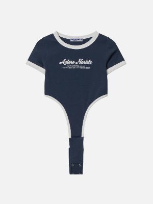 Letter Embroidery Bodysuit sold by Aelfric Eden