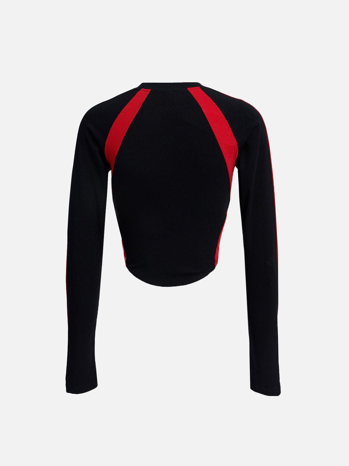 Stripe Patchwork Long Sleeve sold by Aelfric Eden product image thumbnail 3