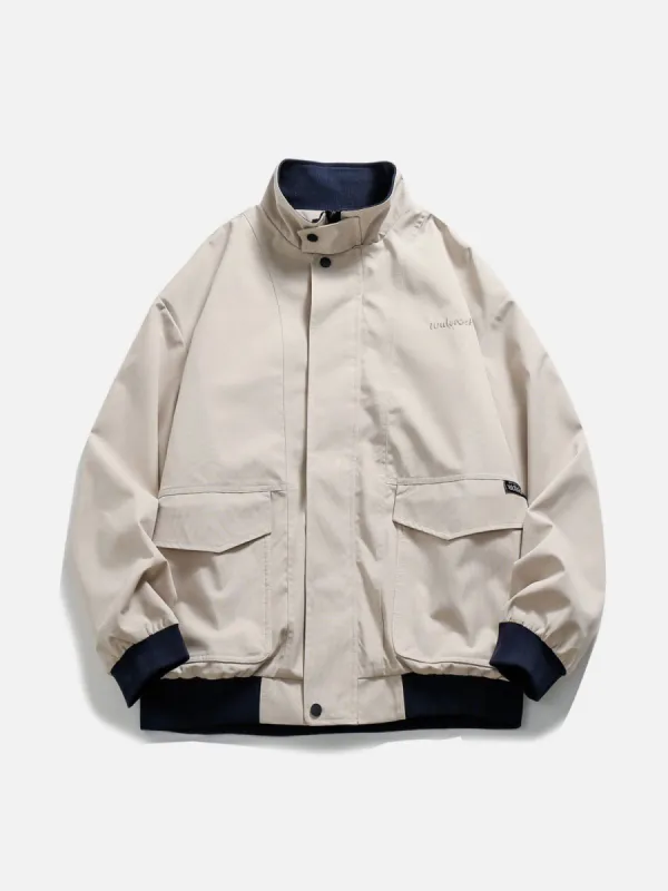 Aelfric Eden Contrast Color Hem Jacket sold by Aelfric Eden